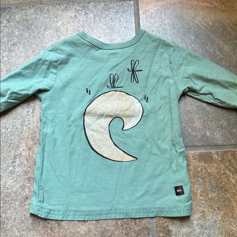Lot of three Tea Collection boys long sleeve shirts - size 18-24 months - Picture 3 of 9